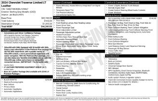 2024 Chevrolet Traverse Limited LT Leather