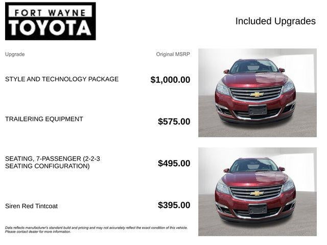 2015 Chevrolet Traverse LT 1LT