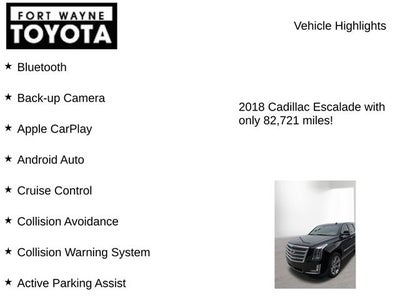 2018 Cadillac Escalade Platinum Edition