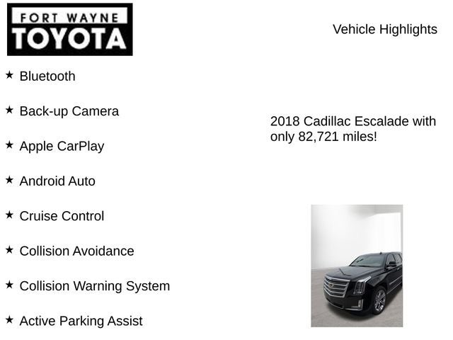 2018 Cadillac Escalade Platinum Edition