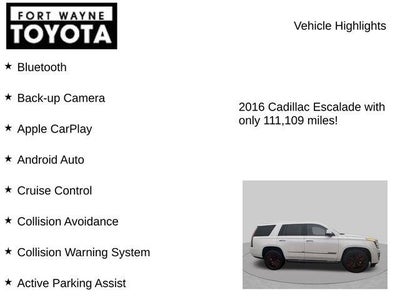 2016 Cadillac Escalade Platinum Edition