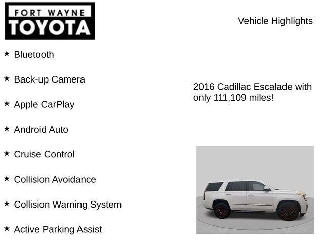 2016 Cadillac Escalade Platinum Edition