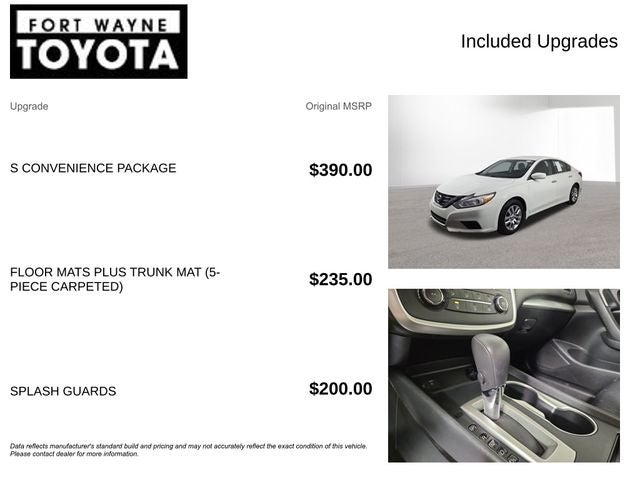 2018 Nissan Altima 2.5 S