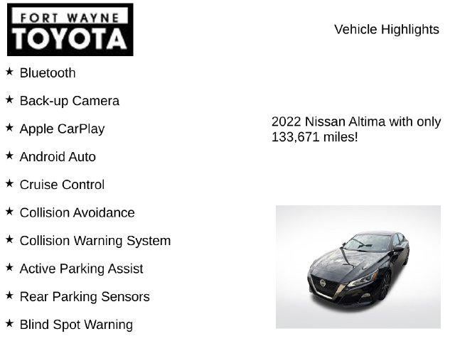 2022 Nissan Altima 2.5 SR