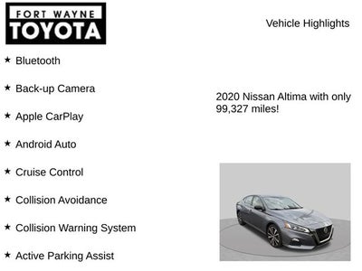 2020 Nissan Altima 2.5 SR