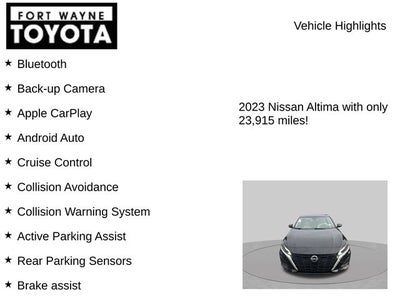 2023 Nissan Altima 2.5 SV