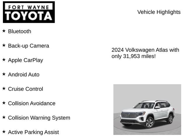 2024 Volkswagen Atlas 2.0T SE w/Technology