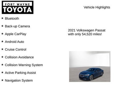 2021 Volkswagen Passat 2.0T R-Line