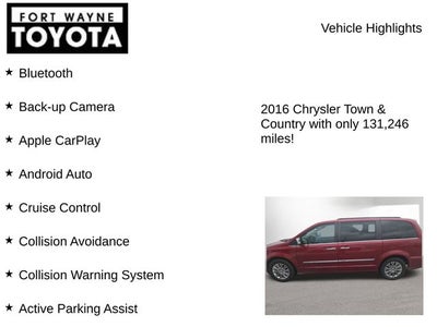 2016 Chrysler Town & Country Touring-L