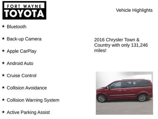 2016 Chrysler Town & Country Touring-L