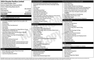 2024 Chrysler Pacifica Limited