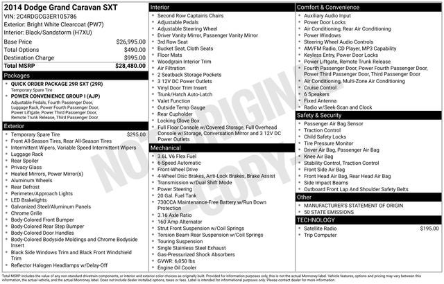 2014 Dodge Grand Caravan SXT