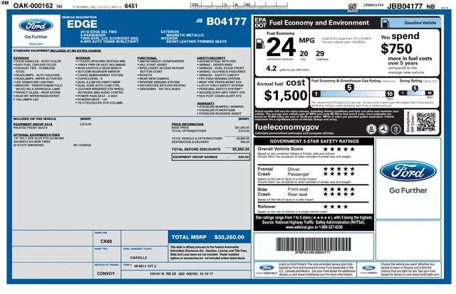 2018 Ford Edge SEL