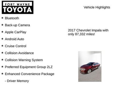 2017 Chevrolet Impala Premier 2LZ