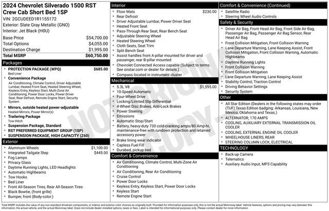 2024 Chevrolet Silverado 1500 RST