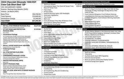 2024 Chevrolet Silverado 1500 RST