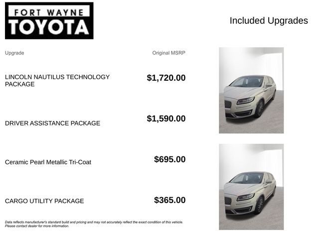 2019 Lincoln Nautilus Reserve