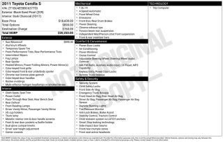 2011 Toyota Corolla S