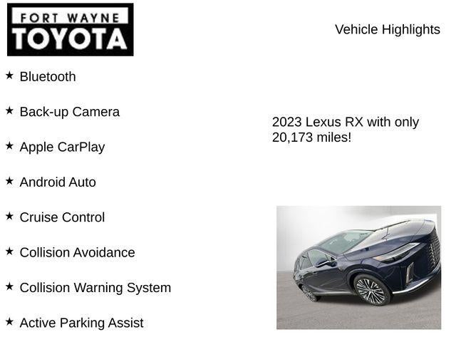 2023 Lexus RX 350 Luxury