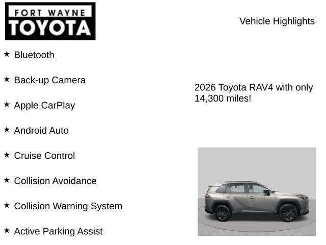2026 Toyota RAV4 XLE Premium