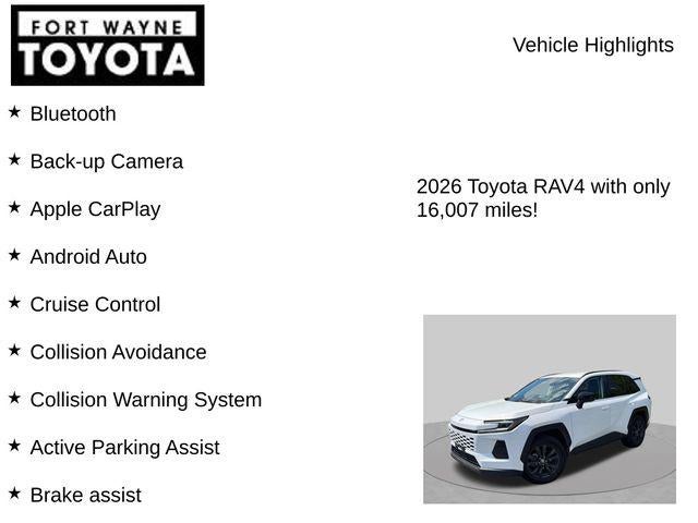 2026 Toyota RAV4 XLE Premium