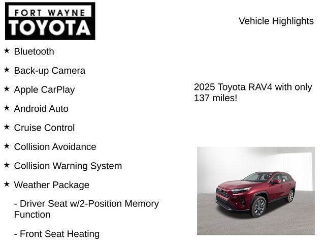 2025 Toyota RAV4 XLE Premium