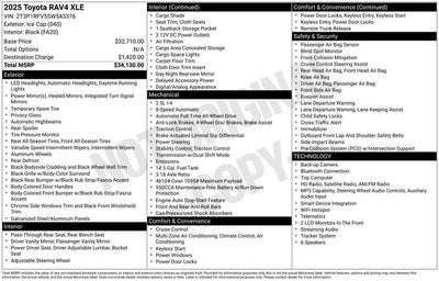 2025 Toyota RAV4 XLE