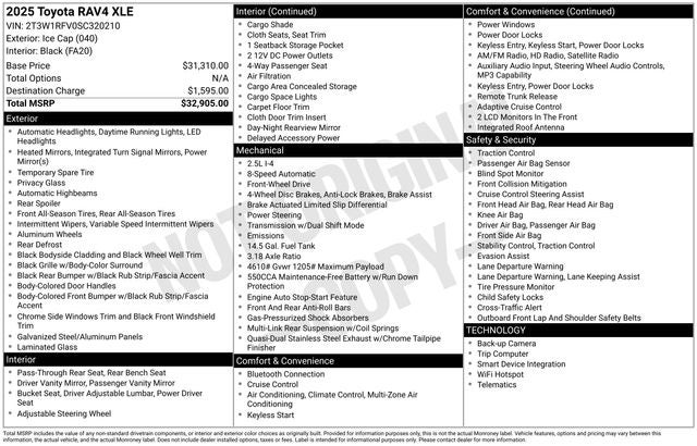 2025 Toyota RAV4 XLE
