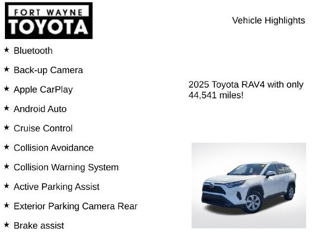 2025 Toyota RAV4 XLE
