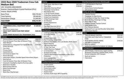 2022 RAM 2500 Tradesman