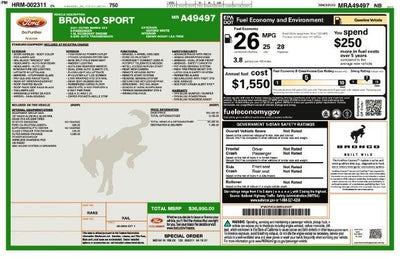 2021 Ford Bronco Sport Outer Banks
