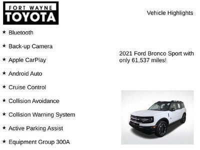2021 Ford Bronco Sport Outer Banks