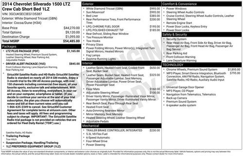 2014 Chevrolet Silverado 1500 LTZ 1LZ