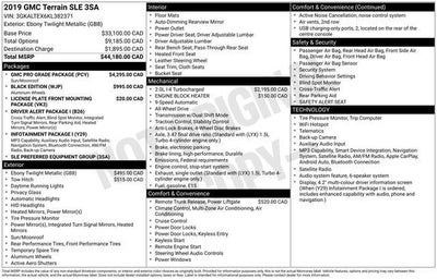 2019 GMC Terrain SLE