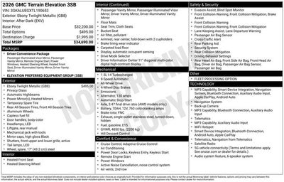 2026 GMC Terrain Elevation