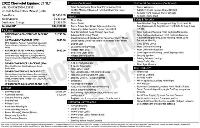 2022 Chevrolet Equinox LT