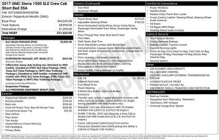 2017 GMC Sierra 1500 SLE