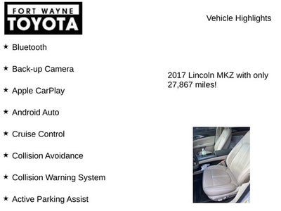 2017 Lincoln MKZ Reserve