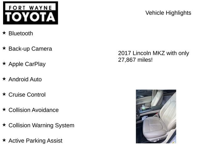 2017 Lincoln MKZ Reserve