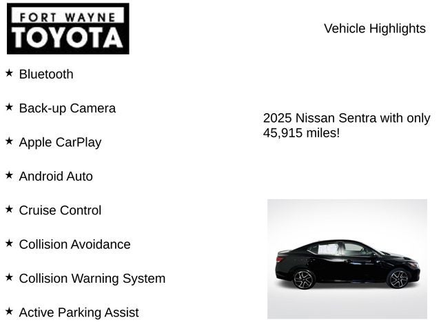 2025 Nissan Sentra SR