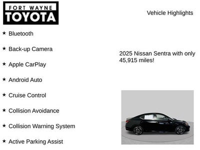 2025 Nissan Sentra SR