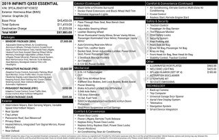 2019 INFINITI QX50 ESSENTIAL