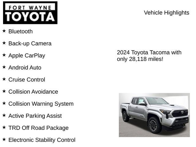 2024 Toyota Tacoma TRD Off-Road