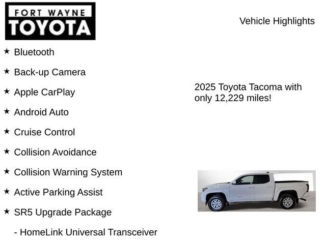 2025 Toyota Tacoma SR5