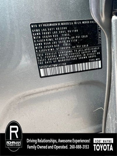 2021 Volkswagen Tiguan 2.0T SE R-Line Black
