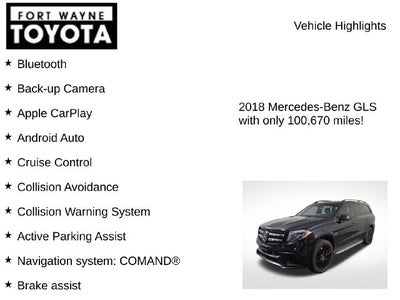 2018 Mercedes-Benz GLS GLS 63 AMG® 4MATIC®