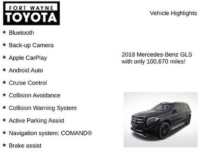 2018 Mercedes-Benz GLS GLS 63 AMG® 4MATIC®