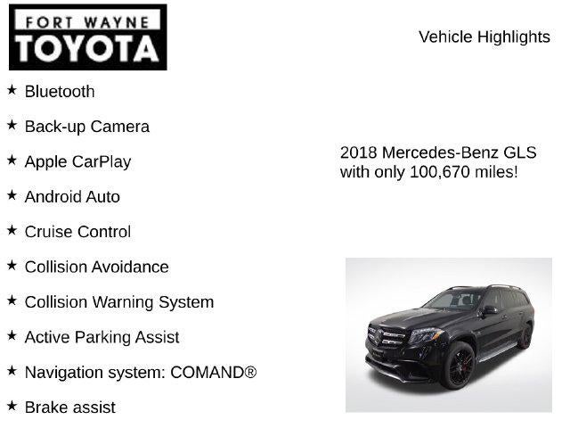 2018 Mercedes-Benz GLS GLS 63 AMG® 4MATIC®