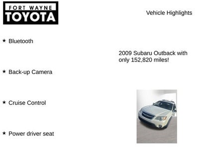 2009 Subaru Outback 2.5i Limited