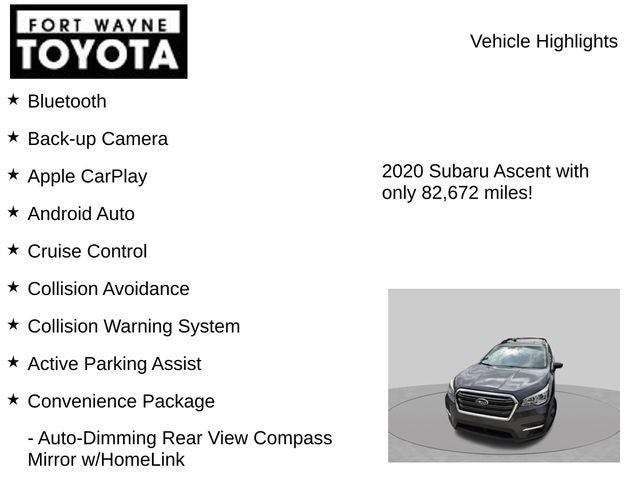 2020 Subaru Ascent Premium